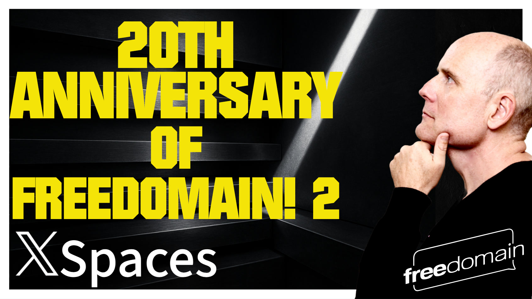 6155 20th Anniversary of Freedomain 2! Twitter/X Space 6155 20th Anniversary of Freedomain 2! Twitter/X Space