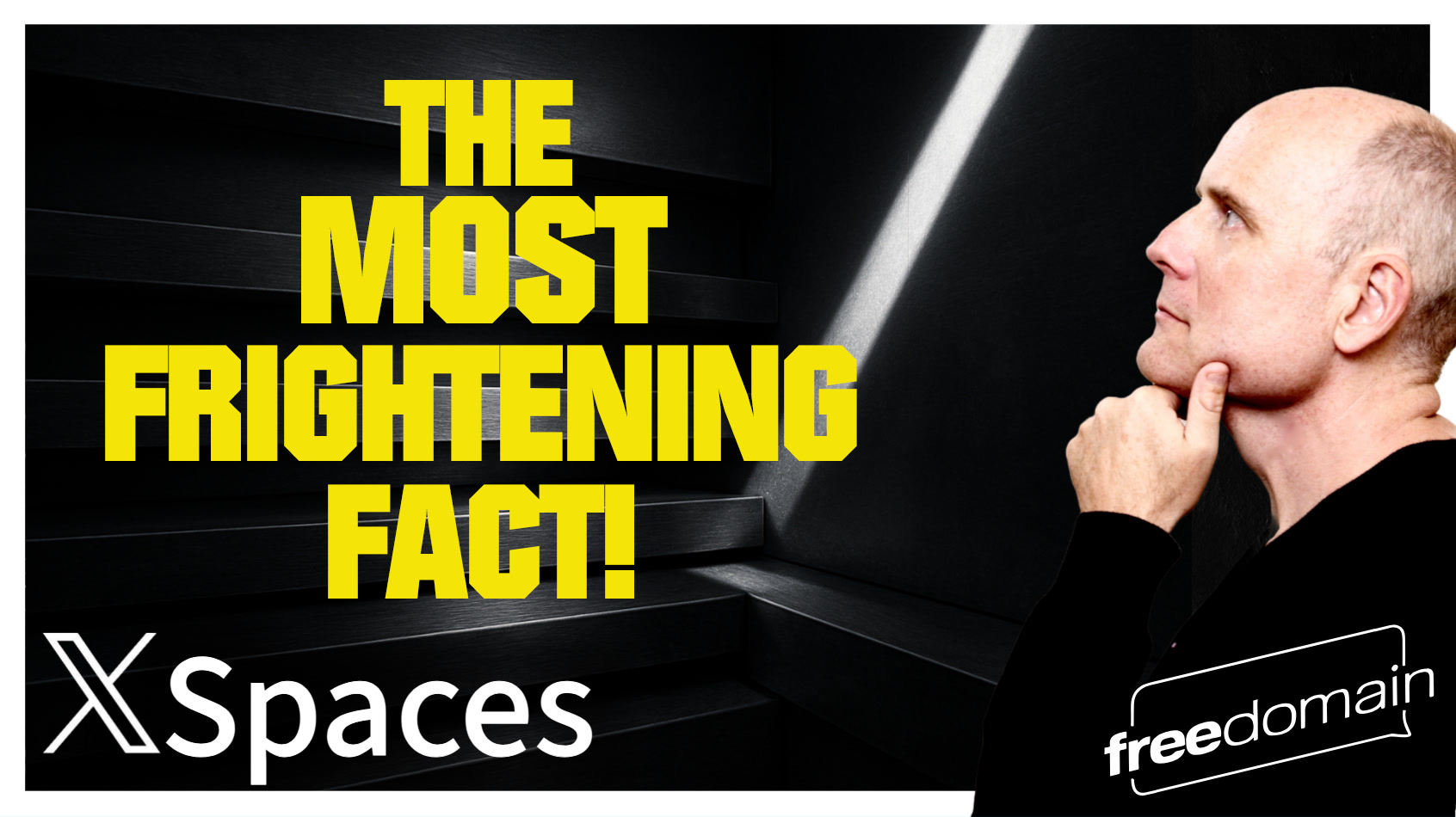 6162 THE MOST FRIGHTENING FACT! Twitter/X Space